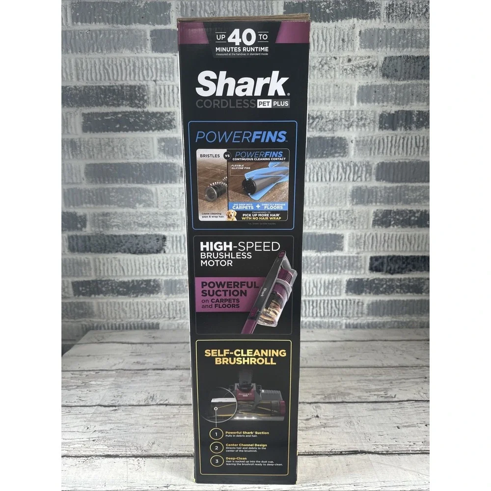 Shark Rocket Pet Pro IZ162HC Cordless Stick Vacuum HEPA Self-Cleaning NEW